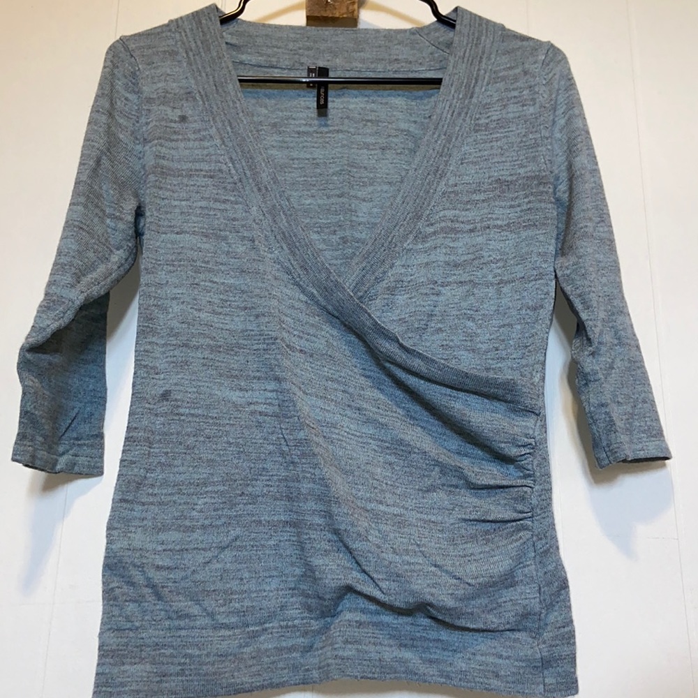 Grey Sweater Half-Sleeve from Maurices size Small